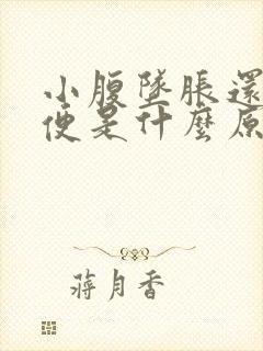 小腹坠胀还想大便是什么原因