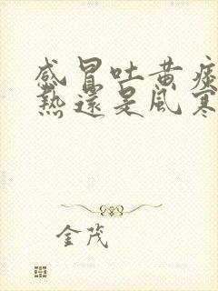 感冒吐黄痰是风热还是风寒