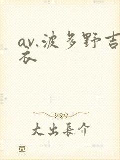 av.波多野吉衣封面