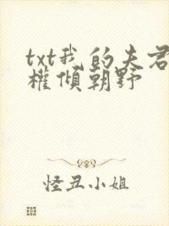 txt我的夫君权倾朝野