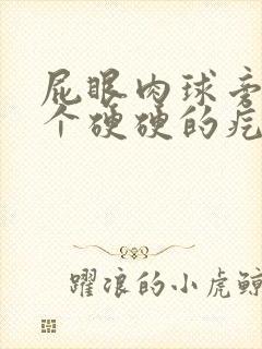 屁眼肉球旁边有个硬硬的疙瘩封面