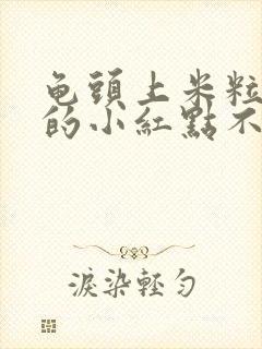 龟头上米粒一样的小红点不痛不痒