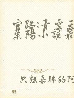 官路:青云天骄叶阳小说最新章节