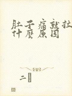 肚子痛就拉大便什么原因