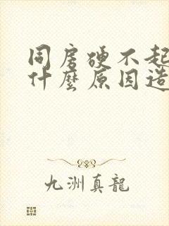 同房硬不起来是什么原因造成的