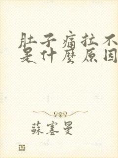 肚子痛拉不出屎是什么原因