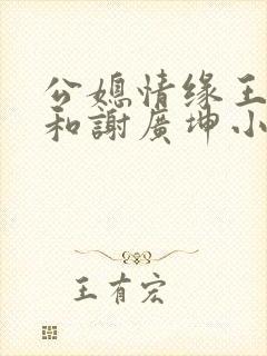 公媳情缘王小蒙和谢广坤小说免费阅读