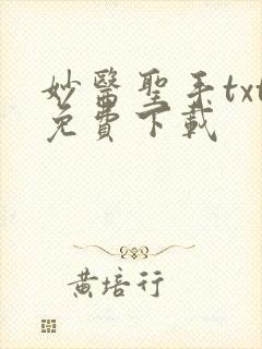 妙医圣手txt免费下载封面