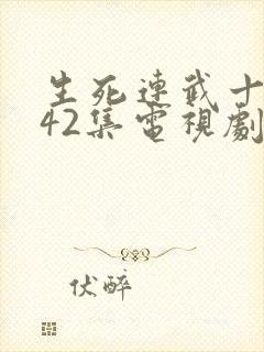 生死连武十三全42集电视剧