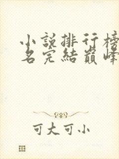 小说排行榜前十名完结巅峰之作