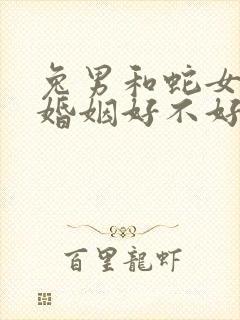 兔男和蛇女相配婚姻好不好