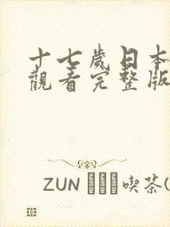 十七岁日本在线观看完整版