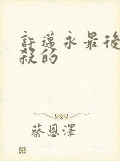 许迈永最后被谁杀的