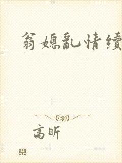 翁媳乱情续集封面