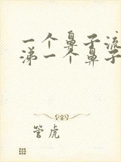 一个鼻子流黄鼻涕一个鼻子流清鼻涕