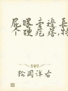 屁眼旁边长了一个硬疙瘩,特别痛封面