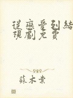 从恋爱到结婚电视剧免费