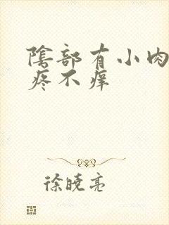 阴部有小肉粒不疼不痒