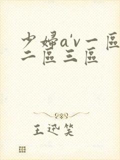 少妇a'v一区二区三区