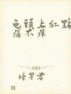 龟头上红点点不痛不痒