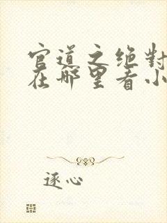 官道之绝对权力在哪里看小说