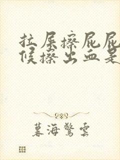 拉屎擦屁屁的时候擦出血是怎么回事