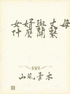 女婿与丈母娘是什么关系