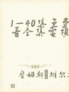 1—40集免费看全集电视剧封面