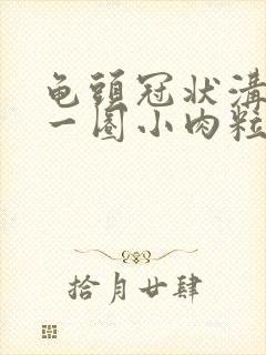 龟头冠状沟里长一圈小肉粒