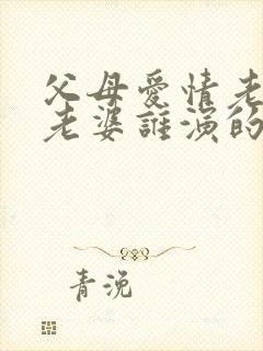 父母爱情老丁的老婆谁演的