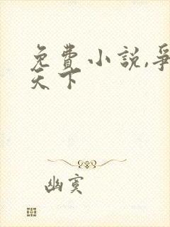 免费小说,争霸天下封面