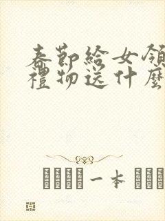 春节给女领导送礼物送什么比较好