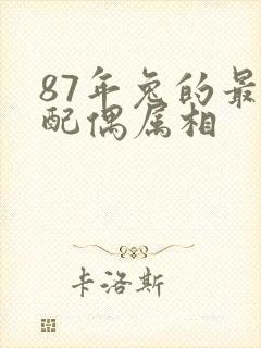 87年兔的最佳配偶属相