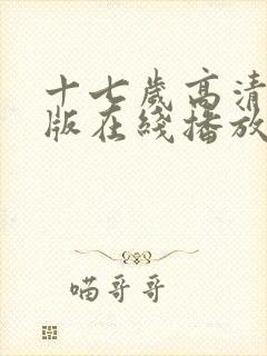 十七岁高清完整版在线播放封面