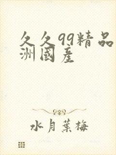 久久99精品亚洲国产