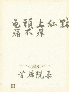 龟头上红点点不痛不痒