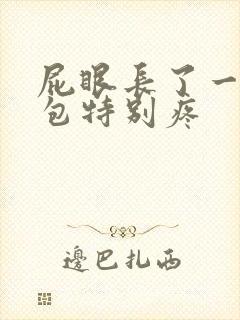 屁眼长了一个硬包特别疼