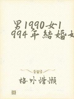 男1990女1994年结婚好不好封面