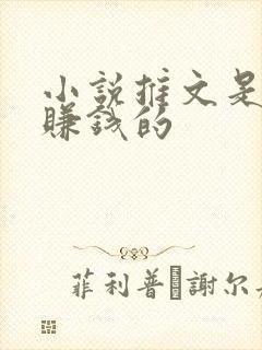 小说推文是怎么赚钱的