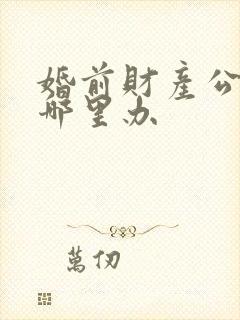 婚前财产公证去哪里办