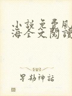 小说免费风越沧海全文阅读