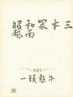 昭和冢本三部曲越南