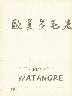 欧美多毛老淫妇