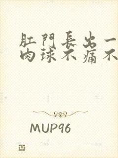 肛门长出一个小肉球不痛不痒