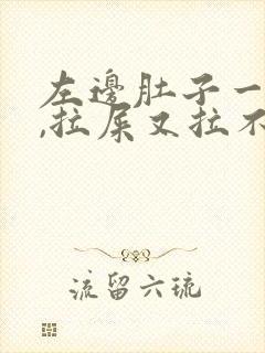 左边肚子一直疼,拉屎又拉不出