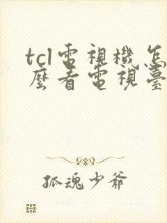 tcl电视机怎么看电视台节目