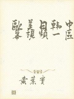 欧美日韩中文字幕视频一区封面