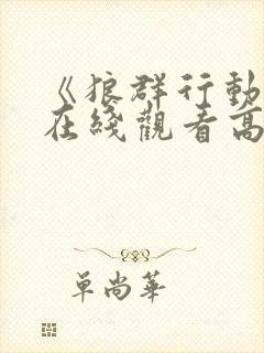 《狼群行动3》在线观看高清封面