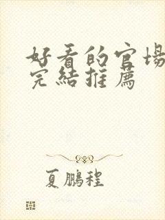 好看的官场小说完结推荐