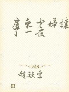 房东少妇让我爽了一夜封面